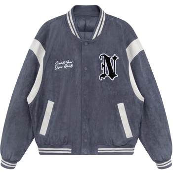 GXG Ole 22 ປີສັ້ນລົງ jacket imitation suede ຫນາຂອງຜູ້ຊາຍ baseball jacket ລະດູຫນາວແບບໃຫມ່