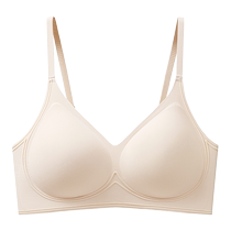 Hengyuanxiang underwear womens small breasts push up to show the size of the secondary breasts and support to prevent sagging and beautiful back bras without steel rings thin bras