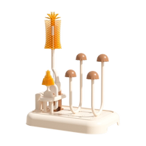 Baby bottle brush baby bottle rinser cleaning set device rack baby straw pacifier silicone bottle cleaning brush