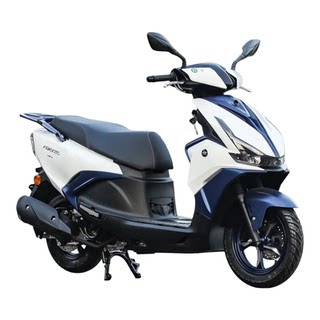 新款电喷QJ钱江鸿125CCABS踏板车男女款代步燃油助力省油摩托车