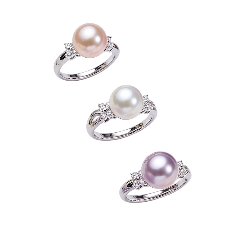 Edison Pearl S925 Silver Ring Versatile