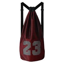 Customized Basketball Bag Basketball Bag Drawstring Pocket Drawstring Backpack ຄວາມອາດສາມາດຂະຫນາດໃຫຍ່ການຝຶກອົບຮົມຖົງກິລາການເກັບຮັກສາ Bag Fitness