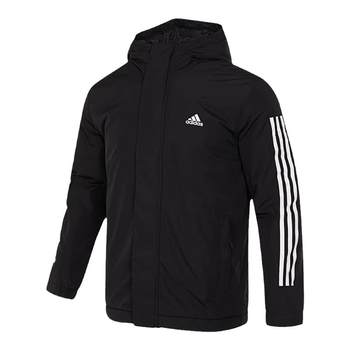 Adidas Men's 2023 Winter Sports and Casual Warm and Comfortable Windproof Hooded Cotton Jacket IP2537