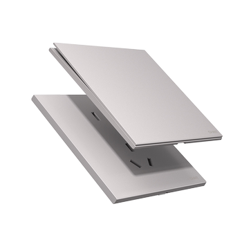 Chint ultra-thin matte frosted switch socket flowing gold