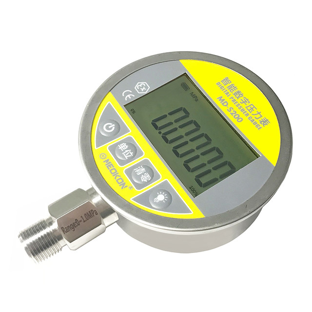 Five-digit display pressure gauge 0.4% high-precision air pressure gauge
