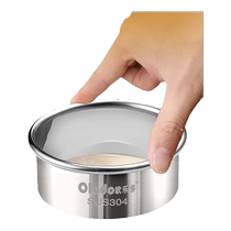 Cut Dumplings Peel Mold Press Leather for home pressed dumplings Peel Theorizer Round-shaped dumplings Dumpling Tool Stainless Steel