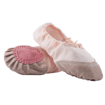 Dance shoes for children and girls soft-soled practice cat claw girls professional flesh pink dance shoes body Chinese ballet shoes