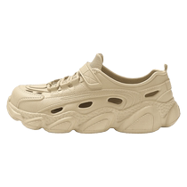 Coconut Croc Shoes Mens Summer Outerwear Anti-Slip Anti-odor Thick-Soled Sandals Mens Seaside Beach Sandals