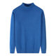 Half turtleneck cashmere sweater men's loose middle collar wool