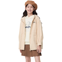 Balabala Childrens Princess Dress Spring Clothes College Childrens Clothes Girls Cotton Dresses Old Childrens Fashion Fashion Art