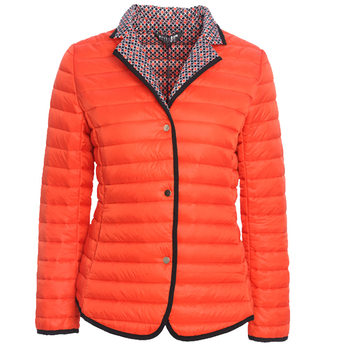 Beiru Mama's Winter Fashion Cotton Coat for Middle-Aged Women, New Orange Cotton Jacket, Simple Short Cotton-Padded Jacket Yb