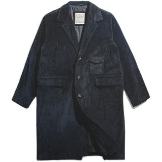 马登工装美式复古灯芯绒克苏鲁文职大衣宽松外套中长款风衣男秋