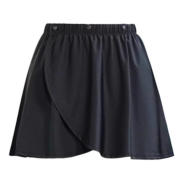 Women's sports short skirt covers buttocks and prevents exposure for large size fat mm. One-piece tennis skirt for casual running, fitness, yoga butt curtain