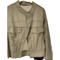 Work shirt sun protection coat thin coat for women summer new fashion loose casual high-end thin top