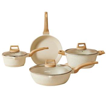British mingjue medical stone non-stick pan set for home use