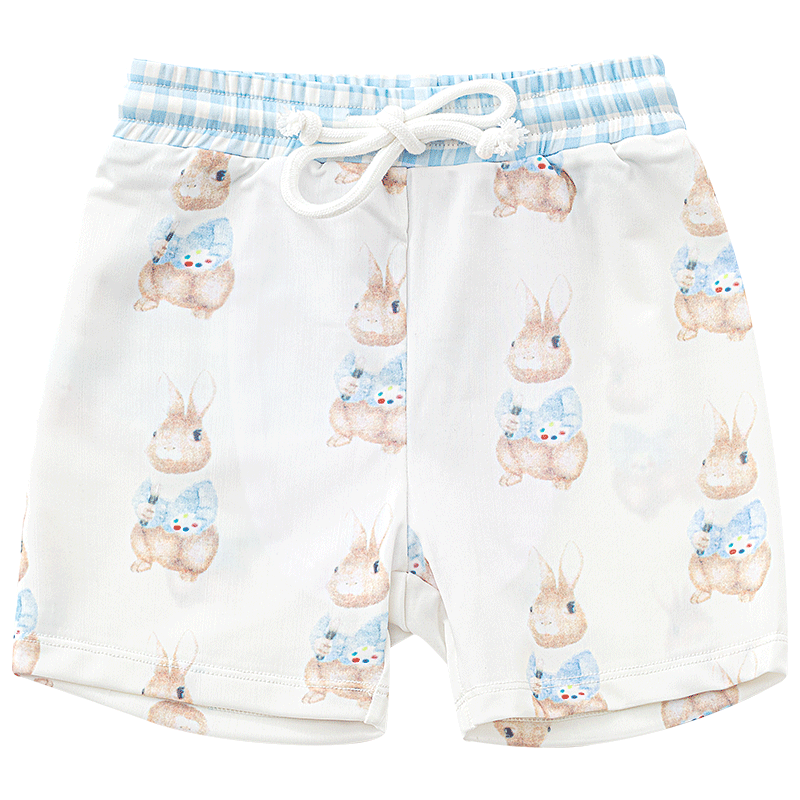 
Summer children's swimsuits and trousers sun protection and cool feeling for boys and girls swimsuits and infants swimming trousers flat corners small month age