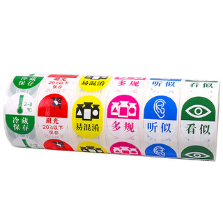 Looks like multi-standard expiration date label warning stickers