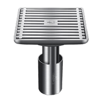 Submarine stainless steel deep water seal floor drain sewer anti-odor artifact cover core bathroom washing machine bathroom insect-proof