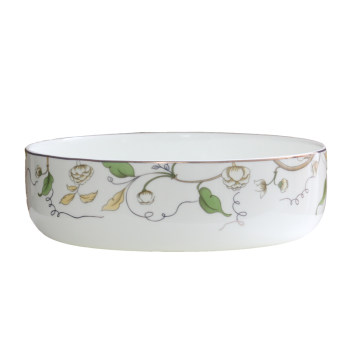 7-inch bowl and bone porcelain microwave steamed egg deep dish dish