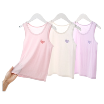 Modal girls camisole summer outer wear childrens top with inner base layer baby girls thin pajamas