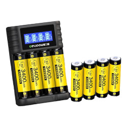 1.5V AA 리튬 배터리 3400 대용량 고속 충전