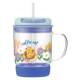 LOCK Double Drinking Mouth Glass Milk Cup