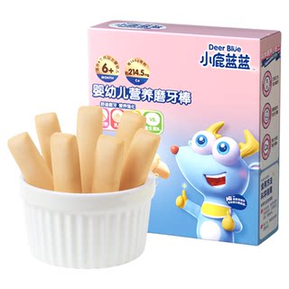 Fawn blue puff melted bean teething biscuits