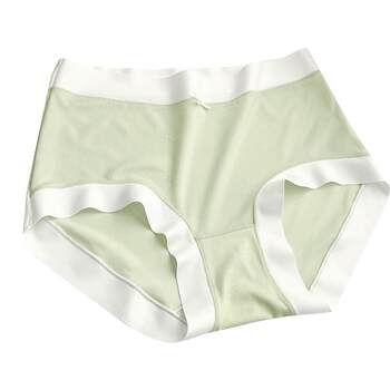 Jasmine house women's underwear 2025 new antibacterial extended crotch seamless breathable mid-waist triangle shorts for girls