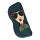 Portable glasses box for women with high-end sense of pressure-proof