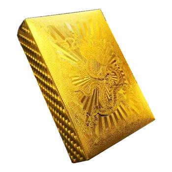 Playing cards rich gold pvc plastic high value genuine Playing cards rich gold pvc plastic high value genuine
