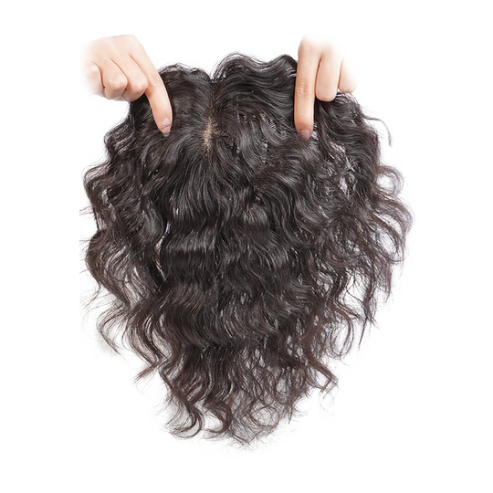Yimei Wig Curly Hair Replacement Pieces All Human Hair