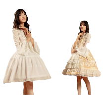 Lolita skirt support fishbone support daily violence mid-length chiffon flower wedding Lolita Carmen petticoat summer fluffy