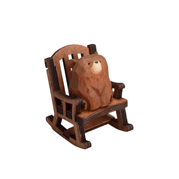 Handmade wood carving丨cute desktop ornaments, birthday gifts for best friends, boys and girls, christmas, graduation and new year