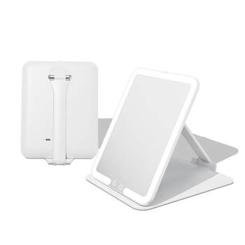 Travel portable led cosmetic mirror hd