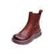 New Autumn and Winter Genuine Leather Short Boots Thick-soled Warm Martin Boots