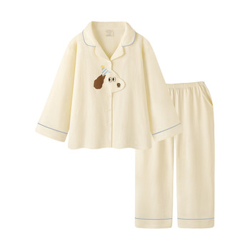 Pajamas for women cute puppy couple spring and autumn home clothes