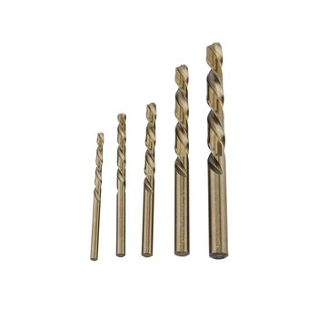 Cobalt-containing left-handed twist drill sliding teeth broken screw