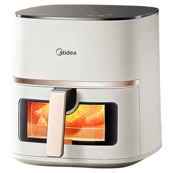 Midea air fryer can be viewed without flipping