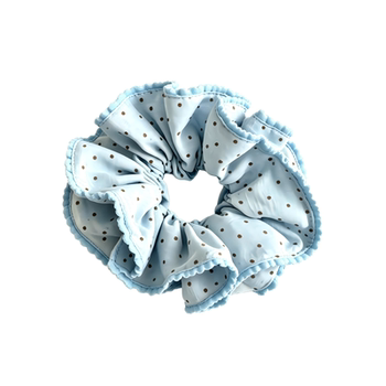 Korean style sweet polka-dot double-layer large intestine hair tie for women 2026 new style headband hair ball hair rope versatile hair accessories