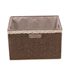 Debris Slim Rattan fabric desktop storage box