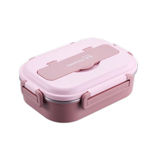 304 stainless steel children insulated lunch box students special dining box cutlery for school lunch box 1st grade