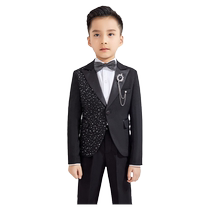 罗蒙儿童西装套装男童花童小礼服秋装男孩钢琴演出服西服外套春秋