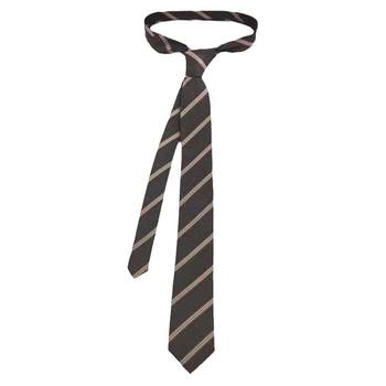 Coffee stripe tie retro style contrast green