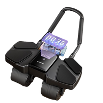 Four-wheel abdominal fitness wheel automatic rebound mens and womens abdominal curling wheel fitness equipment artifact sports home abdominal muscle training wheel 1589