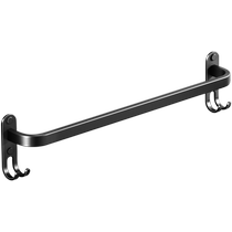 Kabei punch-free towel rack bathroom towel rack bathroom rack toilet towel bar hanging rod wall-mounted storage rack