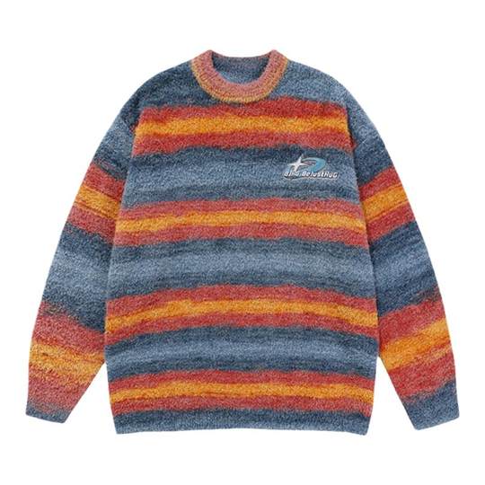 BJHG不计后果多巴胺圣诞毛衣男款冬季卫衣冬装慵懒针织情侣毛衣女