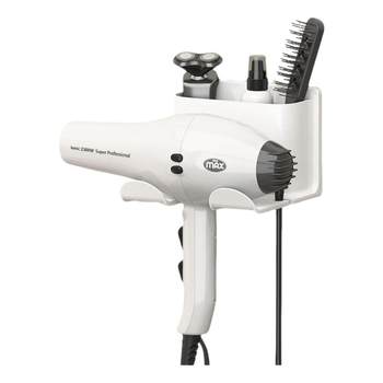 Hair dryer storage rack without punching wall-mounted