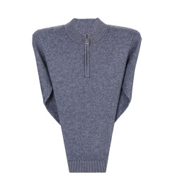 Hengyuanxiang 100 pure cashmere male cashmere sweater semi -high collar thickened winter sweater large size middle -aged father sweater