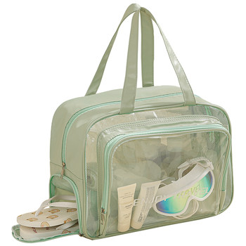 Sports swimming bag waterproof large capacity dry and wet separation wash bag swimsuit storage bag fitness bath bag makeup bag