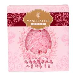 Vanilla Lafite Nine-Nine Rose Handmade Essential Oil Soap 100g Moisturizing Cleansing Shower Makeup Remover Three-in-One Cleansing Face Wash